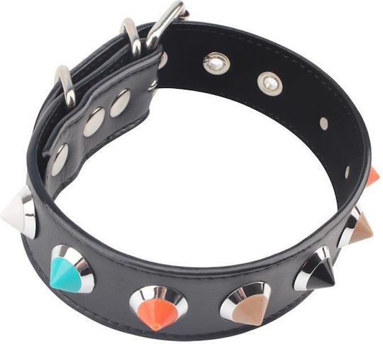 Chisa Novelties Behave! Collar with Thorns Collar in Black Color
