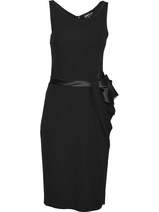 Sommer Midi Abendkleid Schwarz