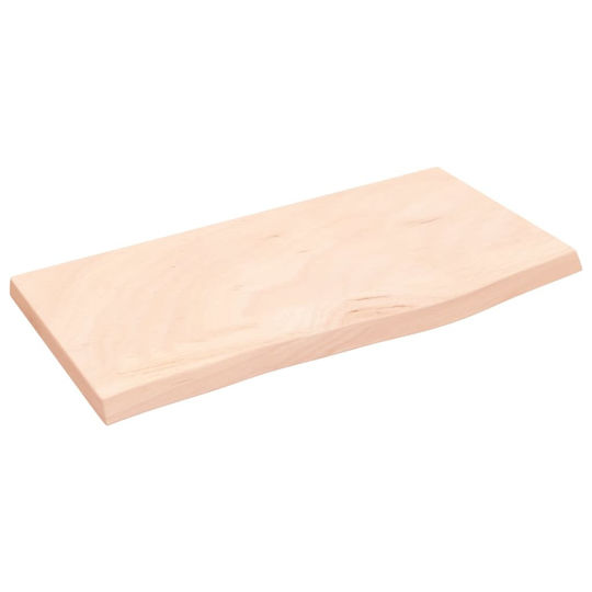 vidaXL Waschtisch ohne Waschbecken L60xB30xH4cm Braun