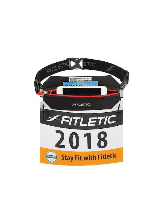 Fitletic Neo Racing Unisex Τσαντάκι Μέσης για Τρέξιμο Μαύρο