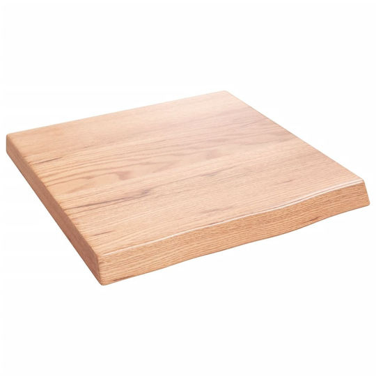 vidaXL Πάγκος χωρίς Νιπτήρα Μ40xΒ40xΥ4cm Καφέ vidaXL Πάγκος χωρίς Νιπτήρα Μ40xΒ40xΥ4cm Καφέ