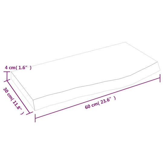vidaXL Πάγκος χωρίς Νιπτήρα Μ60xΒ30xΥ4cm Μπεζ