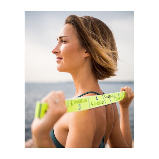 Sveltus Elastiband 10 kg Bandă de rezistență pentru exerciții Galben 0.9m
