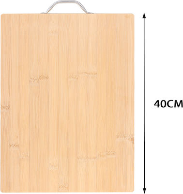 Tpster Rectangular Bamboo Chopping Board Brown 40x30cm