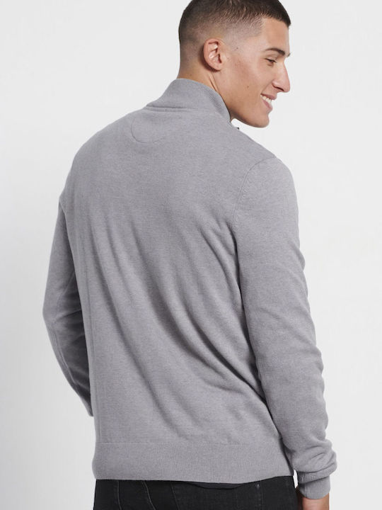 Funky Buddha Long Sleeve Sweater Gray