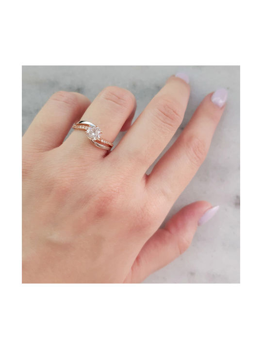 Single Stone from Rose Gold