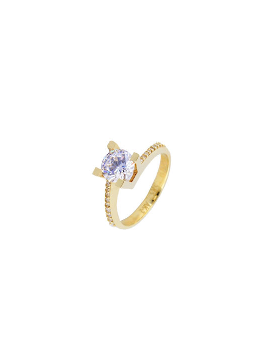 Single Stone from Gold 14K