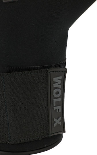 Fearless Goalkeepers Wolf X Torwarthandschuhe Erwachsene & Kinder Schwarz