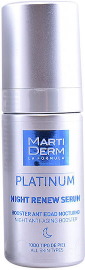 Martiderm Platinum Night Renew Anti-Aging Serum Gesicht mit Kollagen 30ml