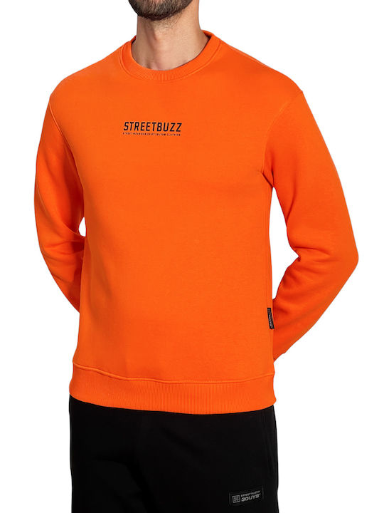 3Guys Herren Sweatshirt Orange