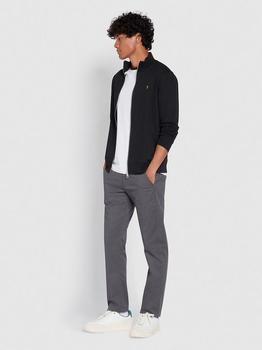 Farah Herrenhose Chino in Slim Passform Gray