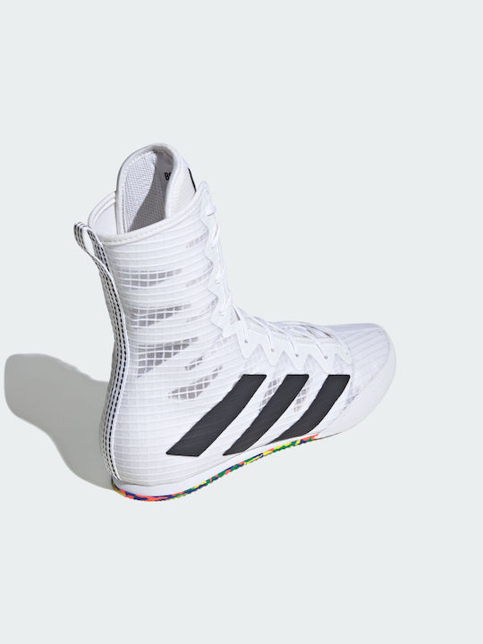 adidas Hog 4 Pantofi De Box Înălțați Albi