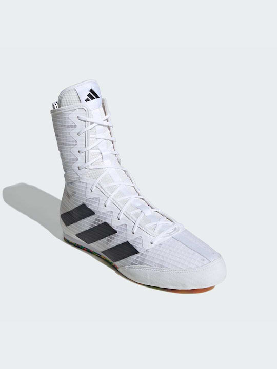 adidas Hog 4 Pantofi De Box Înălțați Albi