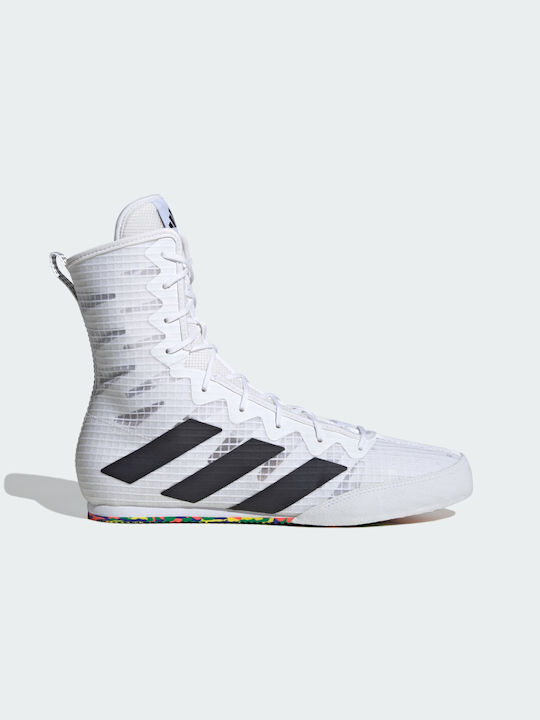 adidas Hog 4 Pantofi De Box Înălțați Albi