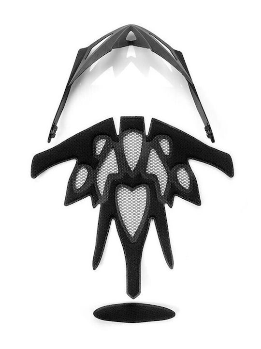Meteor Shimmer Volles Gesicht Fahrradhelm Straße Schwarz