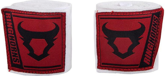 Ringhorns Handwraps White 2.5m Martial Arts Hand Wraps 2.5m Weiß