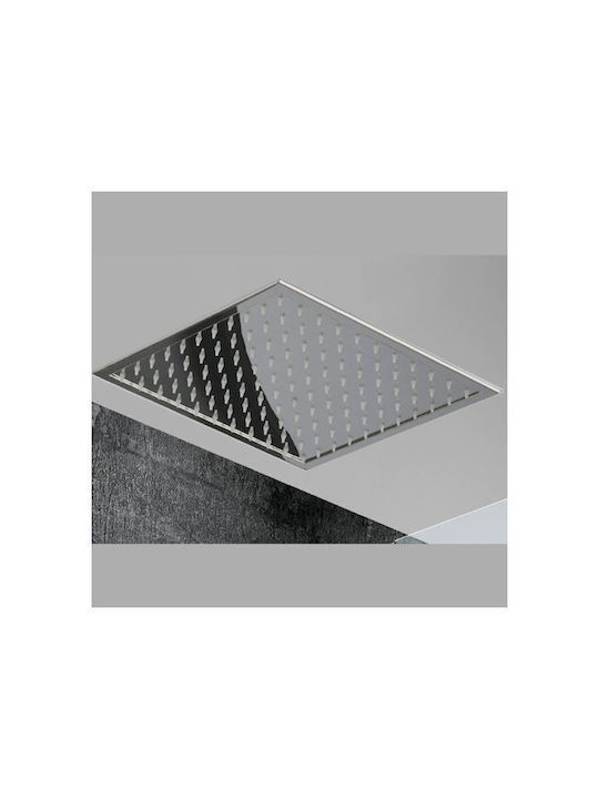 Excel Built-in Mixer, Hand Shower & Shower Head Set for Shower 3 Exits Silver
