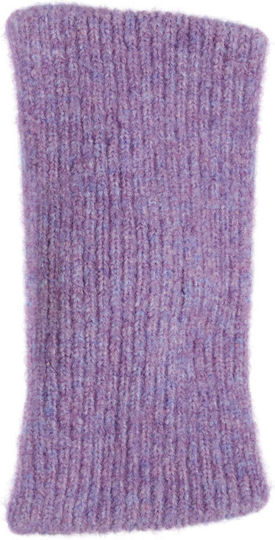 Unisex Headband Πλεκτό σε Μωβ χρώμα