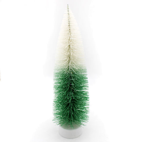Christmas Decorative Snowy Illuminated Tree 33cm Battery Adorned