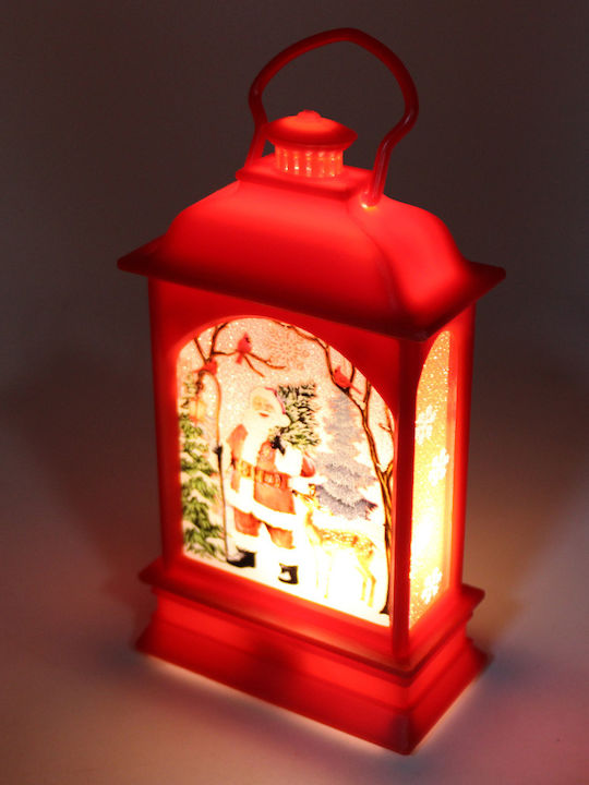 Διακοσμητικό Christmas White Battery Lantern 13cm