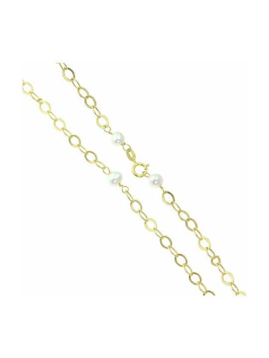 Necklace 14K Gold with Pearls