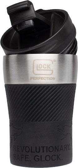 Glock Ποτήρι Θερμός Ανοξείδωτο 210ml Καφέ