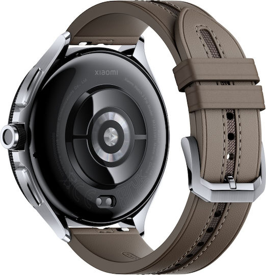 Xiaomi Watch 2 Pro Stainless Steel 48mm Αδιάβροχο με Παλμογράφο (Ασημί)