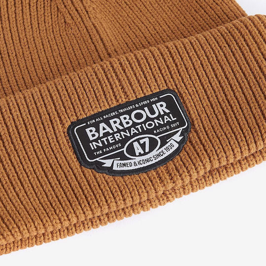 Beanie Unisex Beanie Gestrickt in Braun Farbe