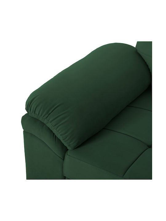 Jade Colțar Canapea Pat Cu Colțul Din Dreapta Catifea Chiparos 250x180x88cm