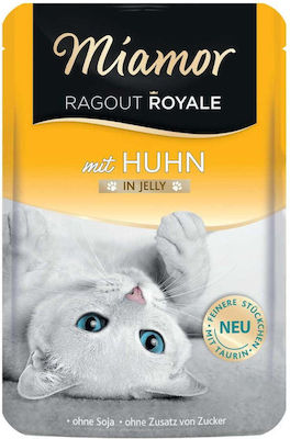 Miamor Ragout Royale Wet Food for Adult Cats In Pouch with Chicken In Jelly σε Ζελέ 1pc 100gr