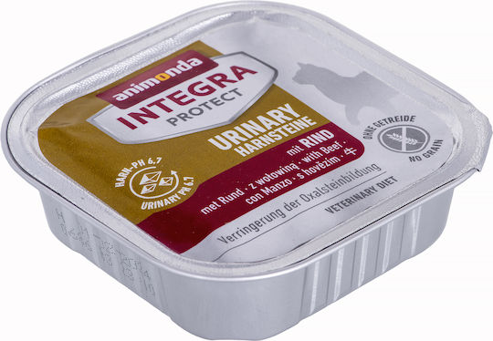 Animonda Integra Protect Harnsteine Wet Food for Adult Cats in Trays with Pork 100gr