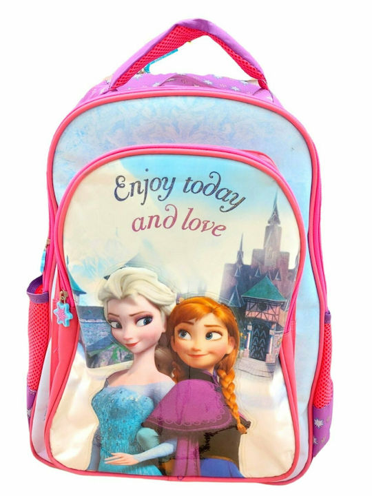 Diakakis Frozen School Bag Backpack Elementary, Elementary Multicolored