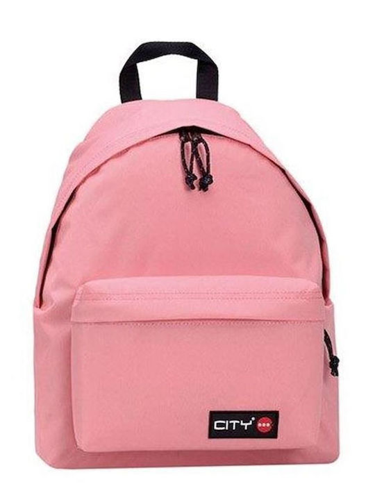 Lyc Sac City The Drop Flamingo Pink School Bag Backpack Junior High-High School in Pink color