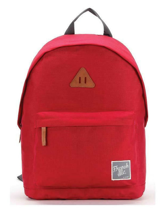 Bagtrotter Red School Bag Backpack Junior High-High School Red