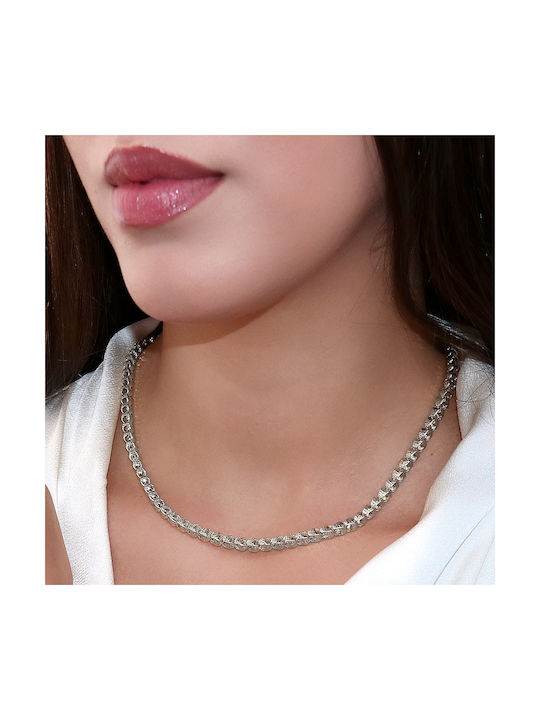 Necklace from White Gold 14K