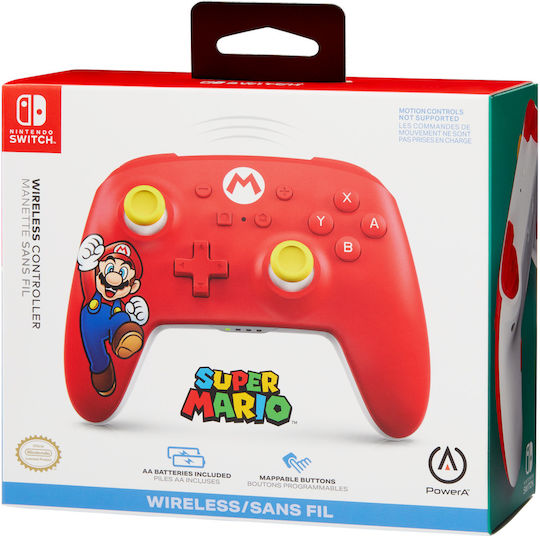 PowerA Mario Joy Kabellos Gamepad für Schalter Rot