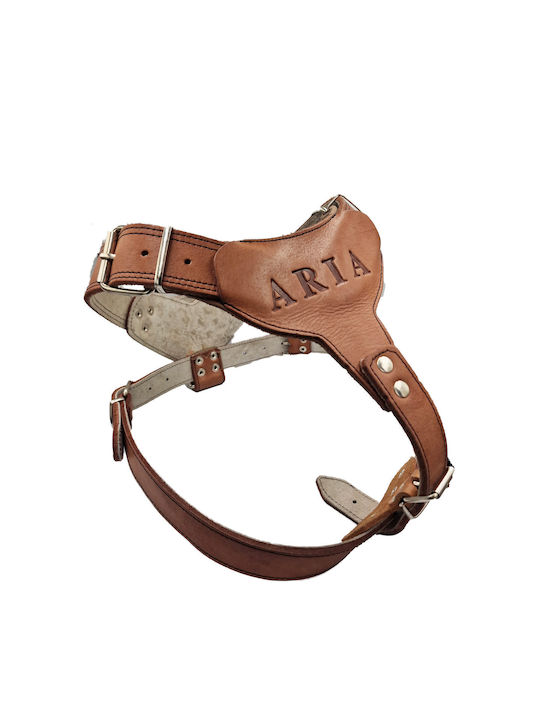 ByLeather Σαμαράκι Σκύλου Δερμάτινο Κόκκινο Large 10964