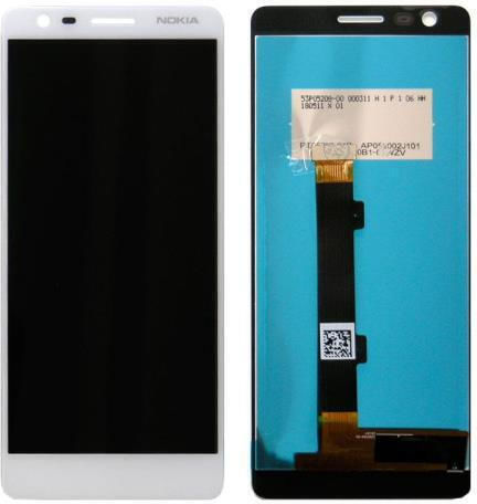 Nokia Οθόνη με Μηχανισμό Αφής για Nokia 3.1 (Λευκό)