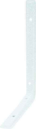 ERGOhome Heavy-Duty Metallic Corner Shelf White 150x200mm 580103.0004