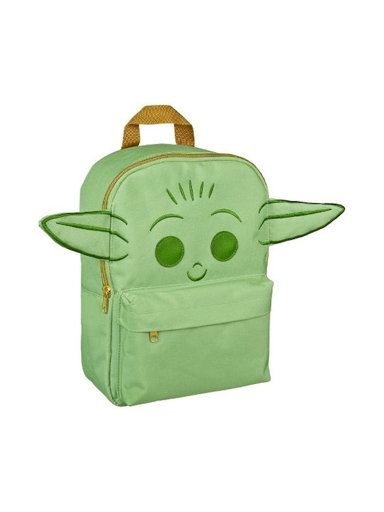 Gim Baby Yoda Σχολική Τσάντα Πλάτης Νηπιαγωγείου σε Πράσινο χρώμα