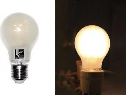 Adeleq LED-Lampe 4W 104mm für Fassung E27 Warmes Weiß 430lm