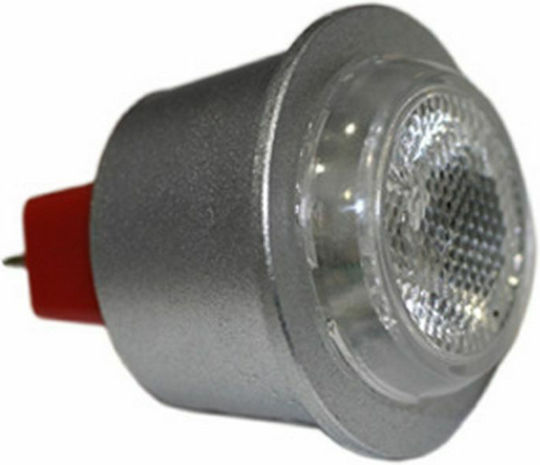Adeleq Bec LED 1W pentru Soclu GU10 și Formă MR11 Roșu
