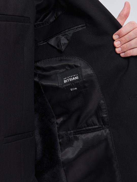 Men's Suit Slim Fit Black