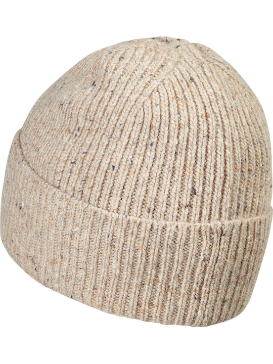 Beanie Ανδρικός Σκούφος Πλεκτός σε Μπεζ χρώμα