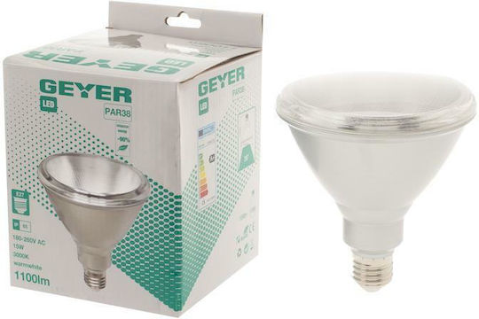 Geyer LED Bulb 15W for Socket E27 and Shape PAR38 Warm White 1100lm