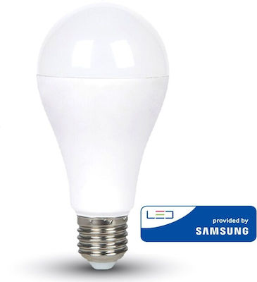 V-TAC VT-285 LED Lampen für Fassung E27 und Form A60 Kühles Weiß 1055lm 1Stück