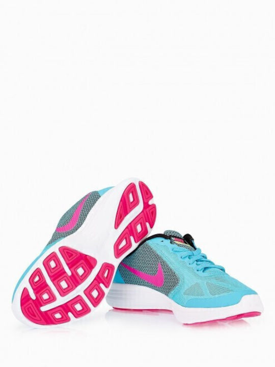 Revolution Revolution 3 GS Kids Sports Shoes Running with Laces Light Blue