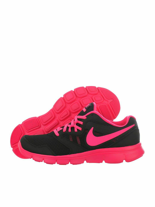 Flex Experience 3 Αθλητικά Παιδικά Παπούτσια Running με Κορδόνια Μαύρα