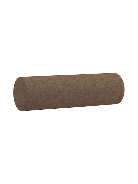Διθέσιος Καναπές Καφέ με Διακοσμητικά Μαξιλάρια 138x77x80εκ. 3200777
