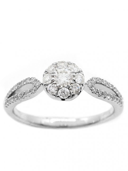 Damentagel Weißgold 18K